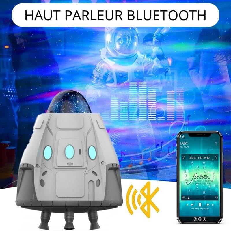 Luminaire — Projecteur Galaxie Vaisseau Bluetooth