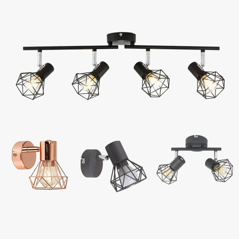 Projecteur moderne sur piste pour bar magasin exposition Vianney Arabella - Présence Moderne & Harmonie Intérieure