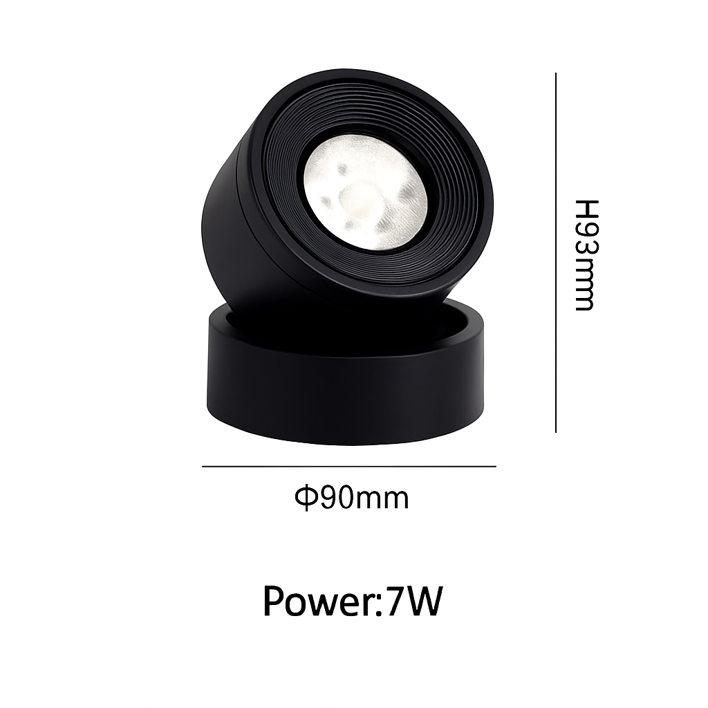 Spot — Projecteurs LED nordique surface monté spot rotation pliant macarone foco