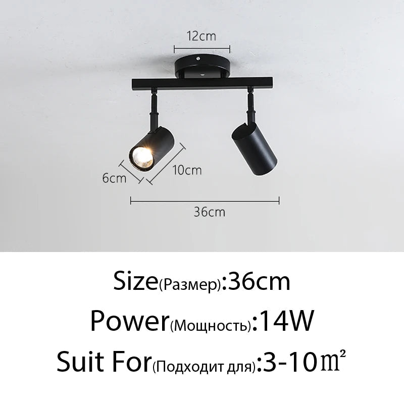 Projecteur muraux modernes pour éclairage de maison lustré Diane Tempo en Aluminium - Lignes Dessinées & Décor Raffiné