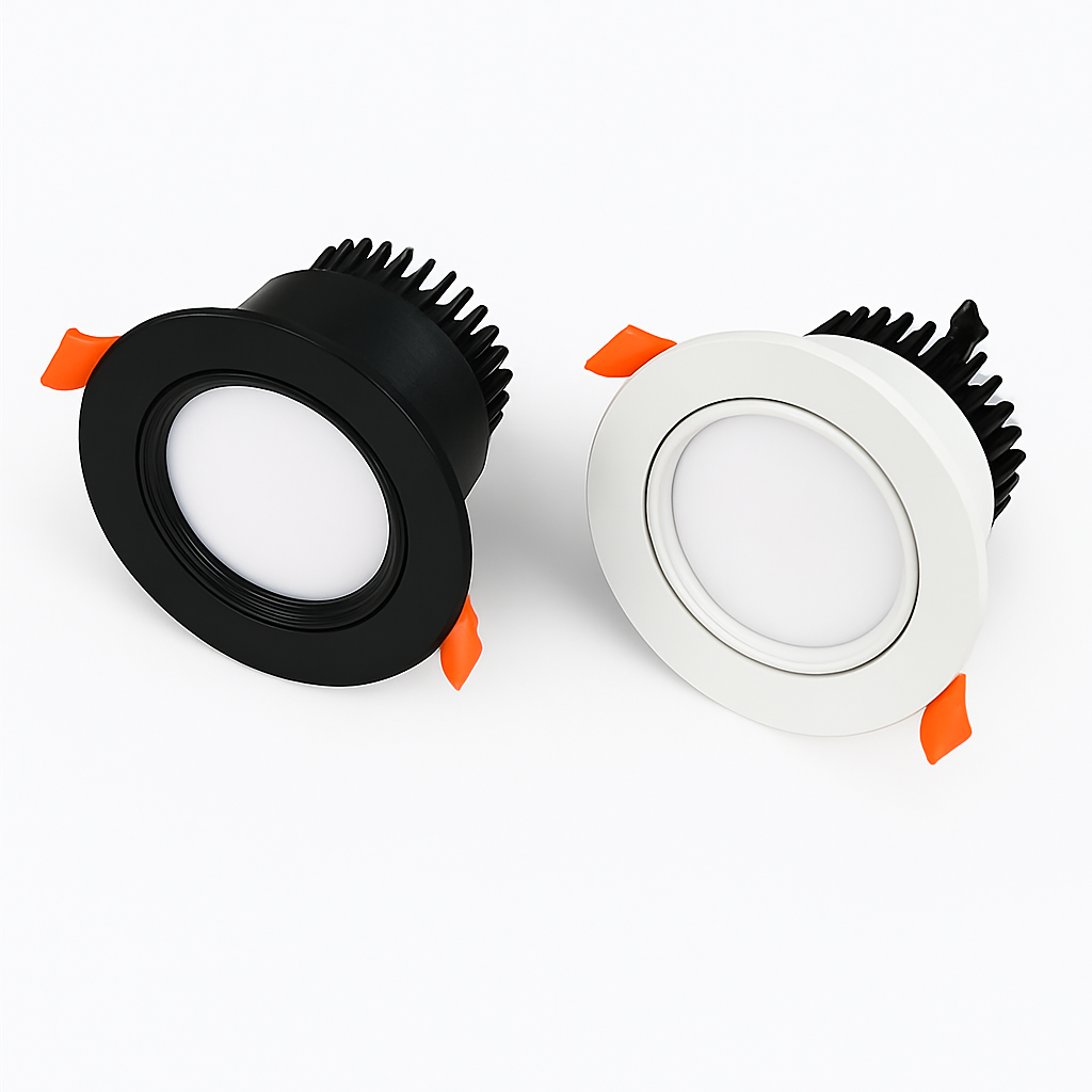 Spots led encastrés à intensité variable pour loft Lorène Rumeur en Aluminium - Lignes Dessinées & Décor Raffiné