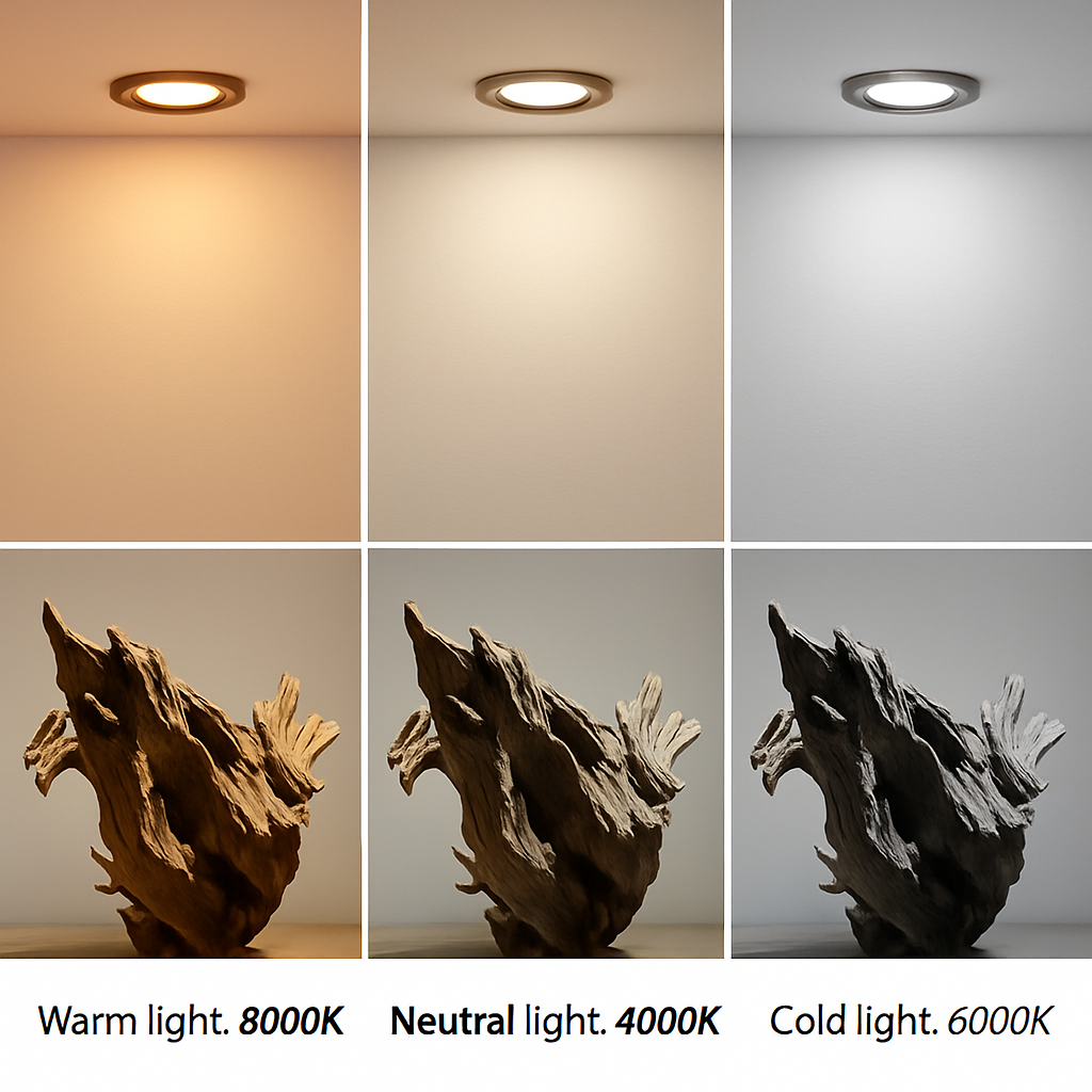 Spots led encastrés à intensité variable pour loft Lorène Rumeur en Aluminium - Lignes Dessinées & Décor Raffiné