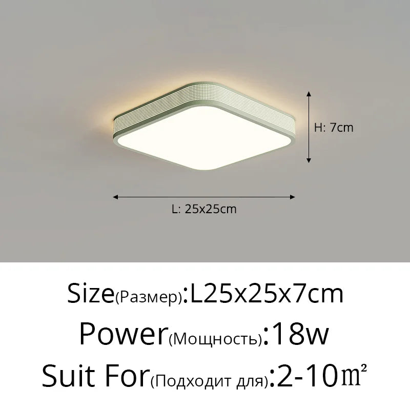 Plafonnier led style cercle carré décoratif Lionel Rythme - Un Accent Géométrique Raffiné