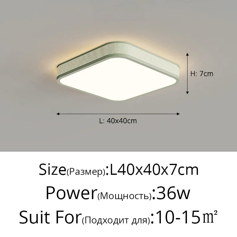 Plafonnier led style cercle carré décoratif Lionel Rythme - Un Accent Géométrique Raffiné