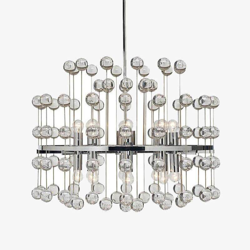 Lustre — Design LED avec boules crystal style Art
