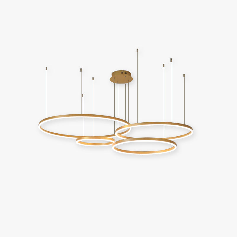 Remi Suspension Anneau Moderne Métal Salon - 1