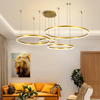 Remi Suspension Anneau Moderne Métal Salon - 12