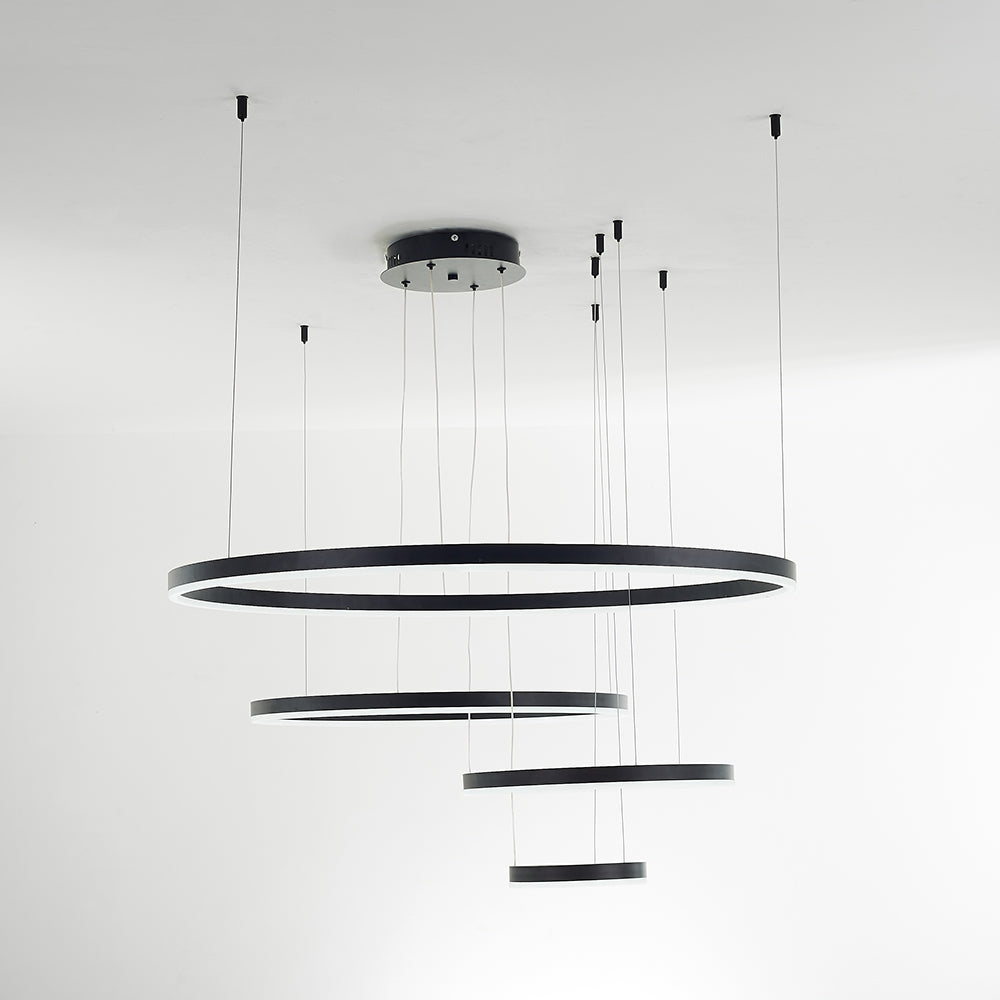 Remi Suspension Anneau Moderne Métal Salon - 38