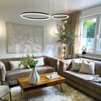 Remi Suspension Anneau Moderne Métal Salon - 42