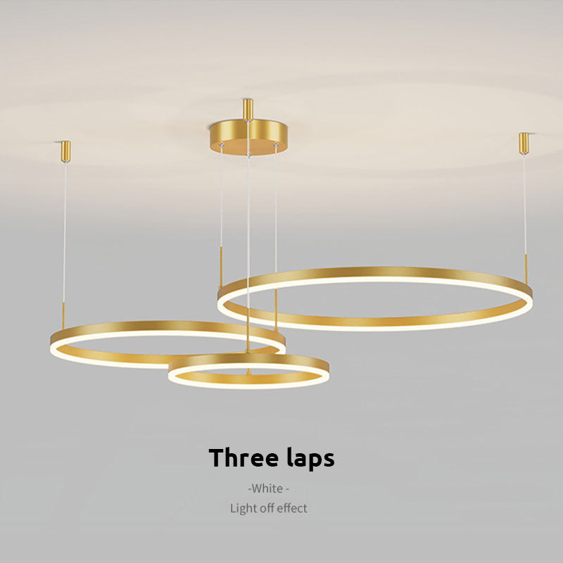 Remi Suspension Anneau Moderne Métal Salon - 8