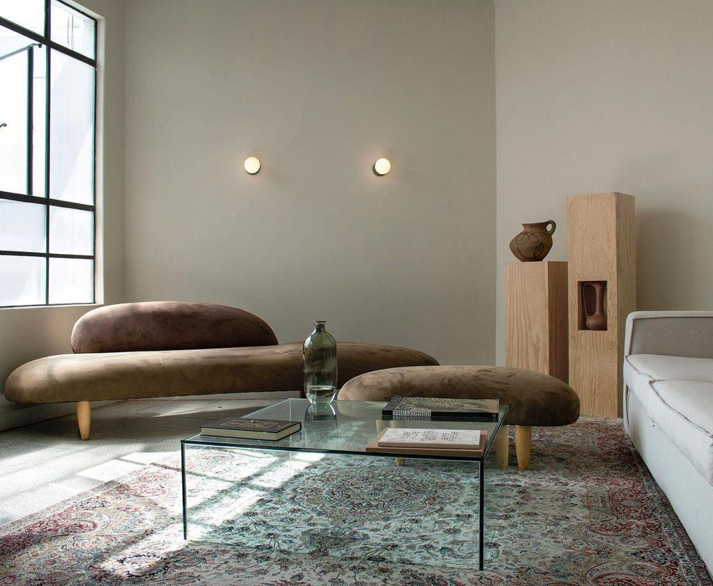 Lustra Applique Murale Béton Verre Opale - Neutralighting