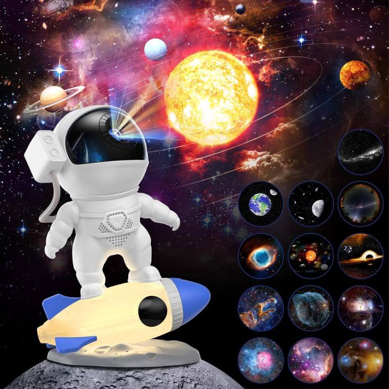 Projecteur Cosmonaute Galaxie Inès Galbe - Un Accent Raffiné au Quotidien