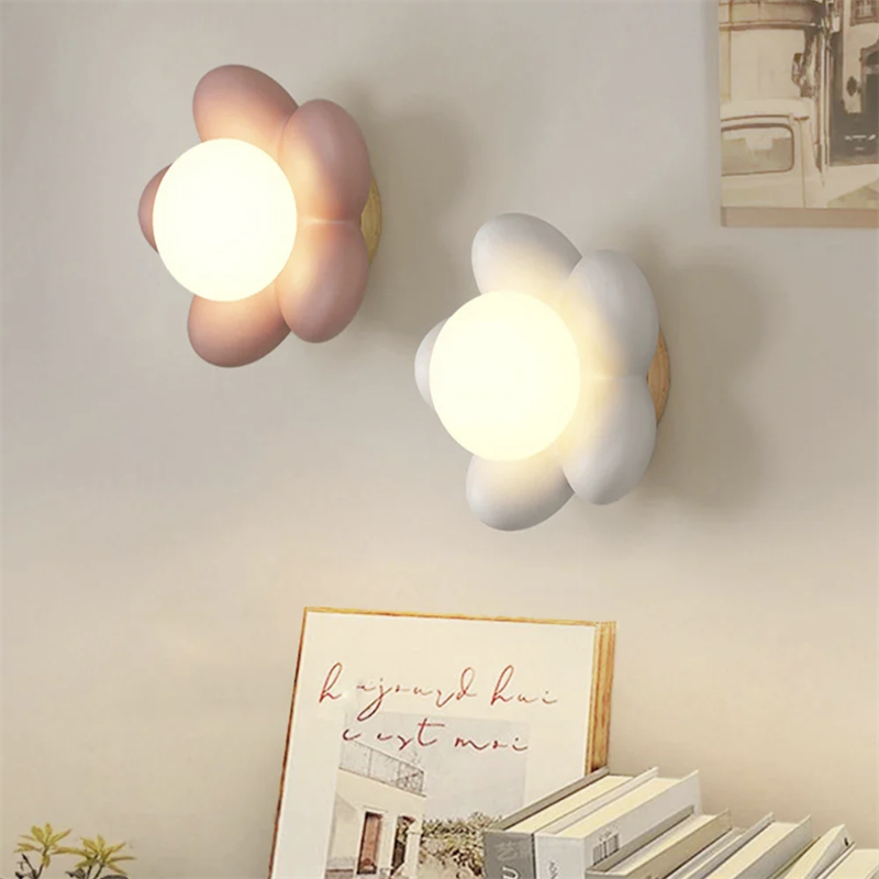 Arisha Moderne Mignon Intérieur Applique Murale Résine Chambre à Coucher - Neutralighting