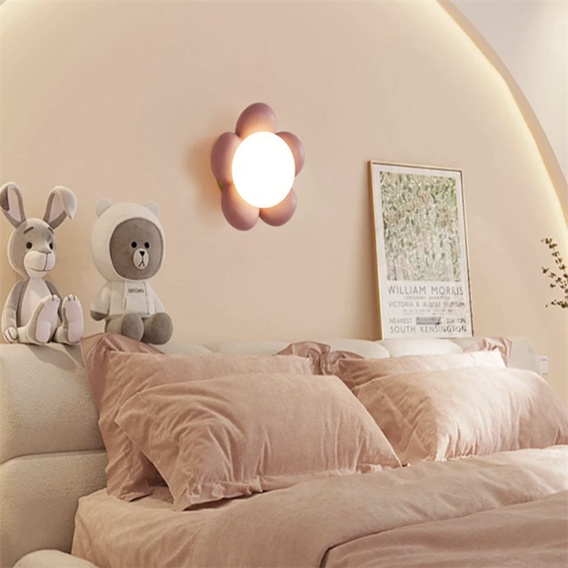 Arisha Moderne Mignon Intérieur Applique Murale Résine Chambre à Coucher - Neutralighting