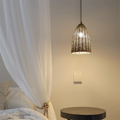 Ritta Rétro Métal/Rotin Suspension Chambre à Coucher - Neutralighting