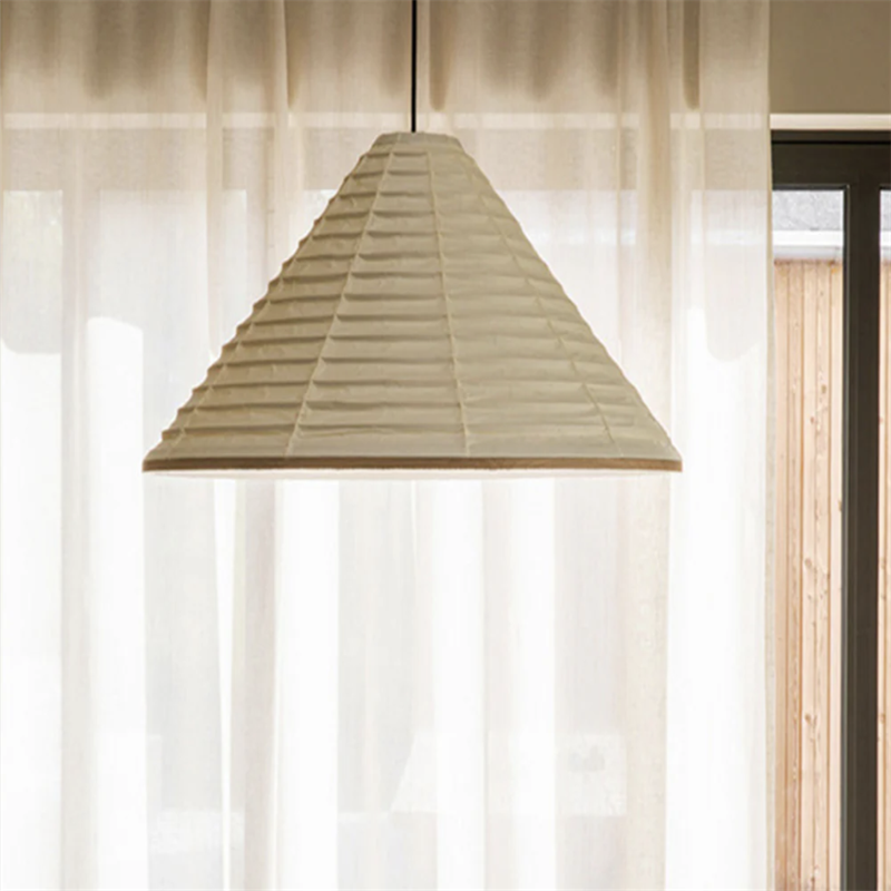 Avi Moderne Conique Métal/Papier Suspension Chambre à Coucher - Neutralighting