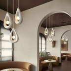 Avi Moderne Creux PVC Suspension Chambre à Coucher - Neutralighting