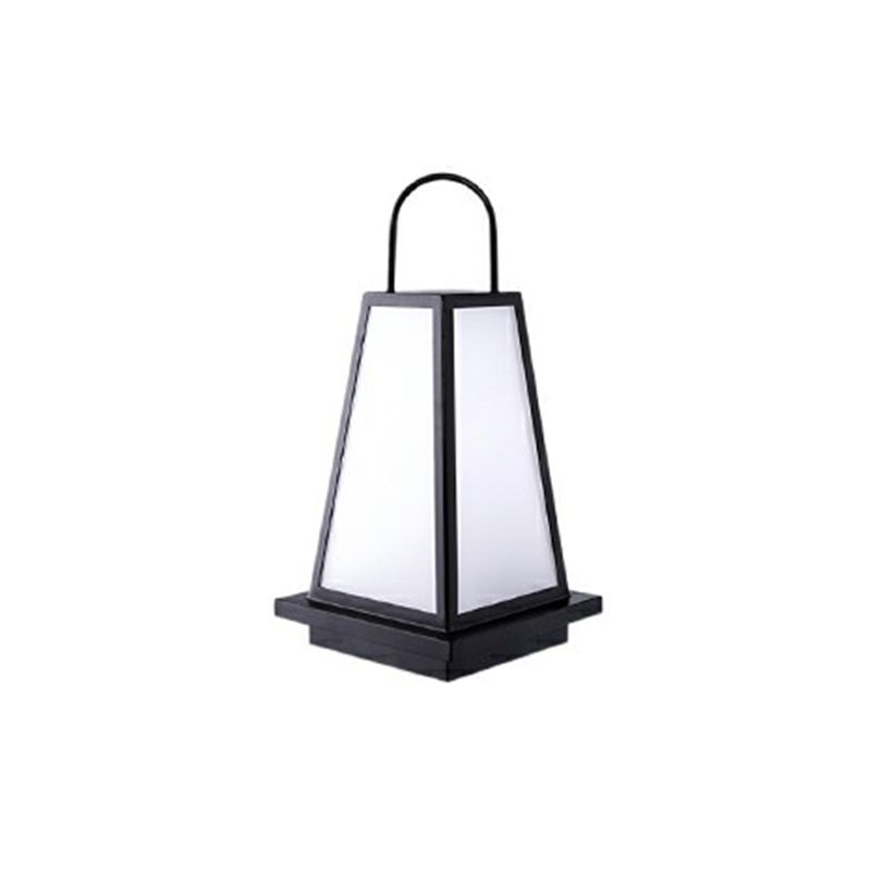Ray Lampe Extérieure au Sol Pierre Moderne, Métal/Résine, Gris, Jardin - Neutralighting