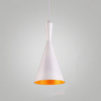 Haillie En Forme de Cône Conique Suspension Métal Chambre à Coucher - Neutralighting