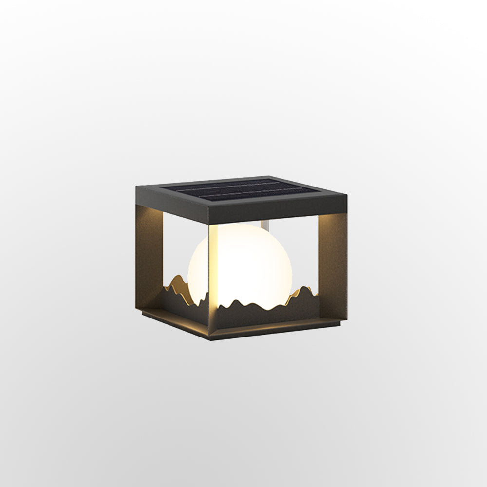 Ray Lampe de Poteau Solaire, Montagne, L 25/30/40CM - Neutralighting