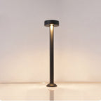Ray Rond Moderne LED Lampadaire Extérieure Noir Métal/Verre Allée - Neutralighting