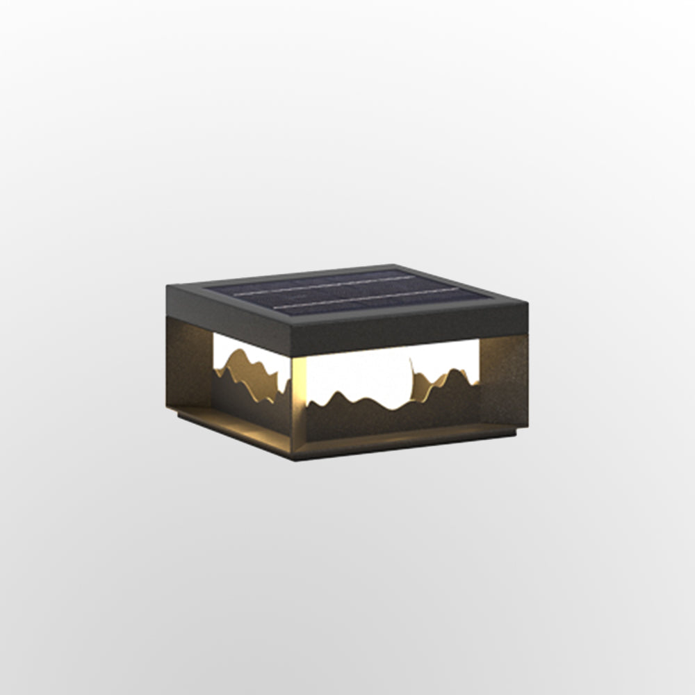 Ray Lampe de Poteau Solaire, Montagne, L 25/30/40CM - Neutralighting