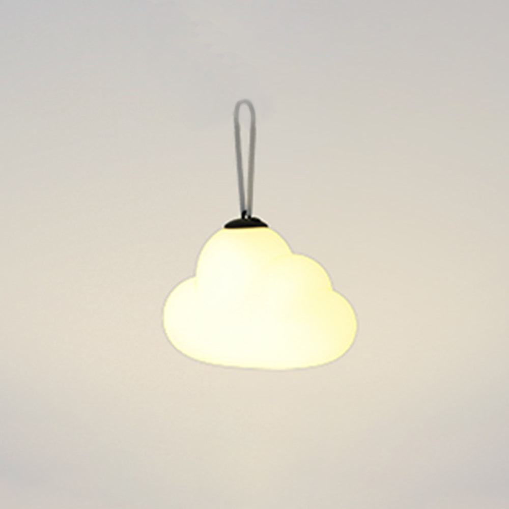 Aria Suspension Extérieure Nuage Moderne, Métal/Acrylique, Blanc, Jardin - Neutralighting