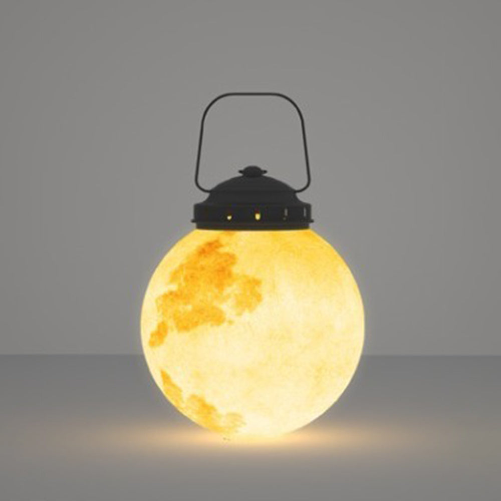 Aria Suspension Extérieure Globe Moderne, Métal/Résine, Or, Jardin - Neutralighting