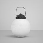 Aria Suspension Extérieure Globe Moderne, Métal/Résine, Or, Jardin - Neutralighting