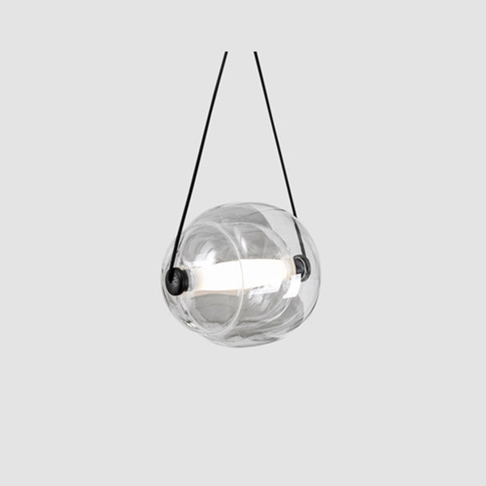 Valentina Design Luminaires Suspensions Bulle Moderne LED Verre Bleu/Jaune/Rose/Blanc Salon/Chambre à Coucher - Neutralighting