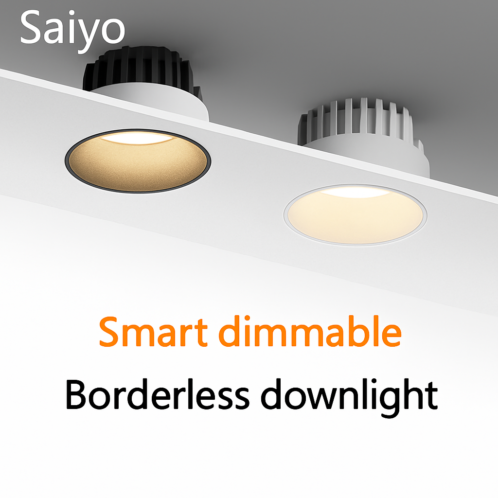 Spot smart led encastré anti-éblouissement aluminium sans bordure Lorène Balade - Une Présence Décorative Affirmée
