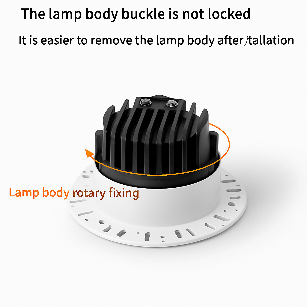 Spot smart led encastré anti-éblouissement aluminium sans bordure Lorène Balade - Une Présence Décorative Affirmée