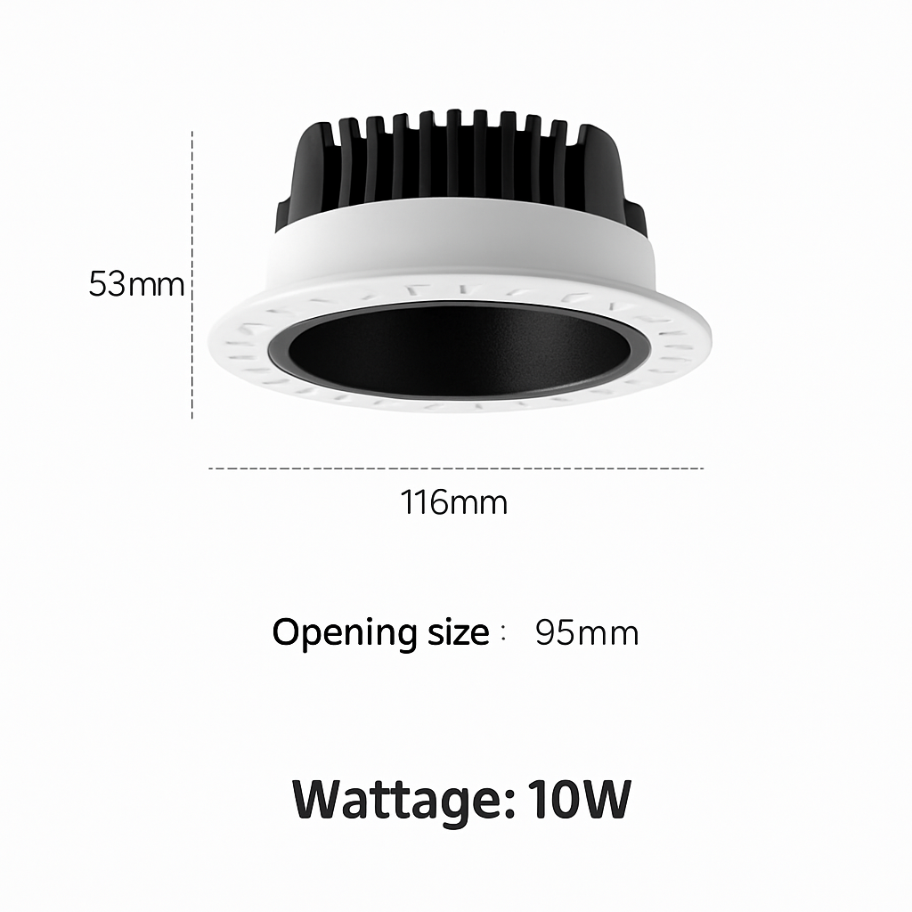 Spot smart led encastré anti-éblouissement aluminium sans bordure Lorène Balade - Une Présence Décorative Affirmée