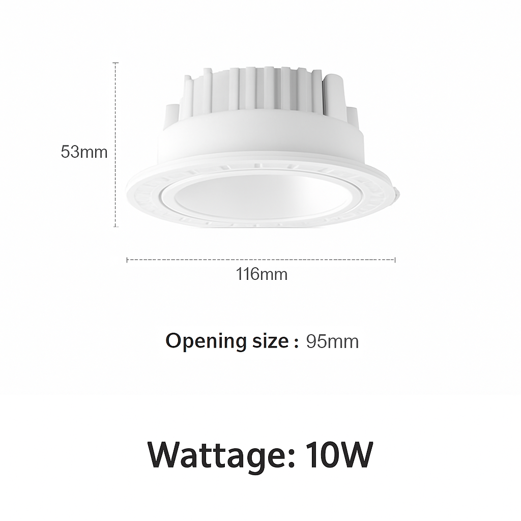 Spot smart led encastré anti-éblouissement aluminium sans bordure Lorène Balade - Une Présence Décorative Affirmée