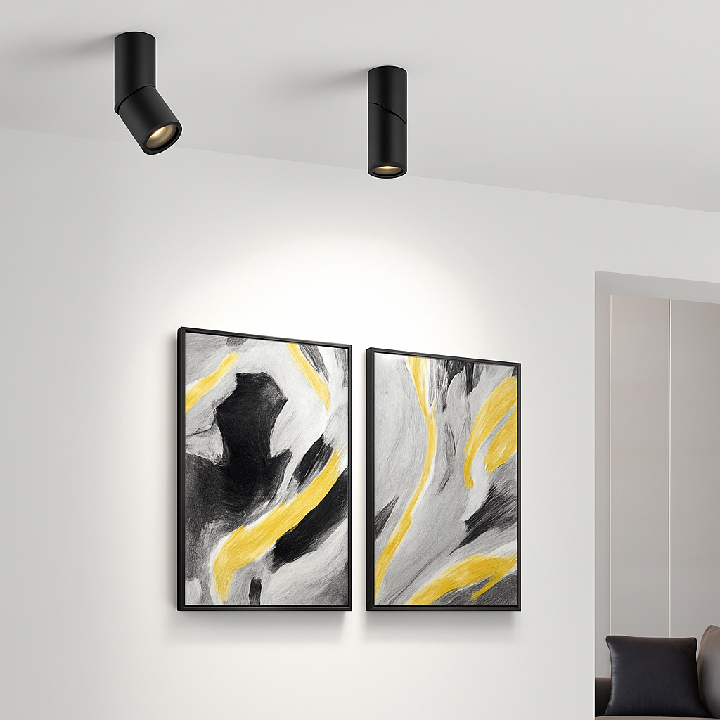 Spot — Design LED avec orientation à 90° Silla