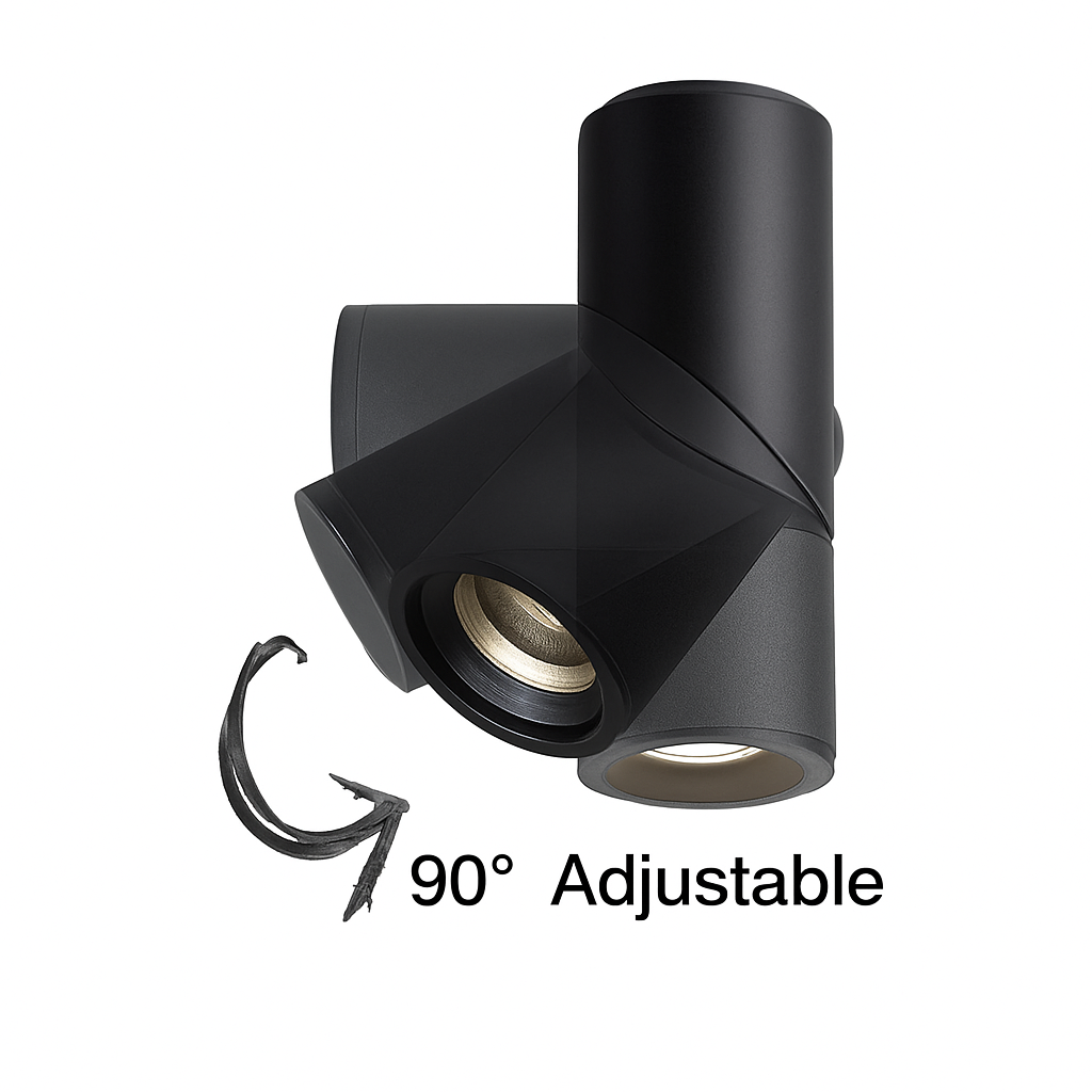 Spot — Design LED avec orientation à 90° Silla
