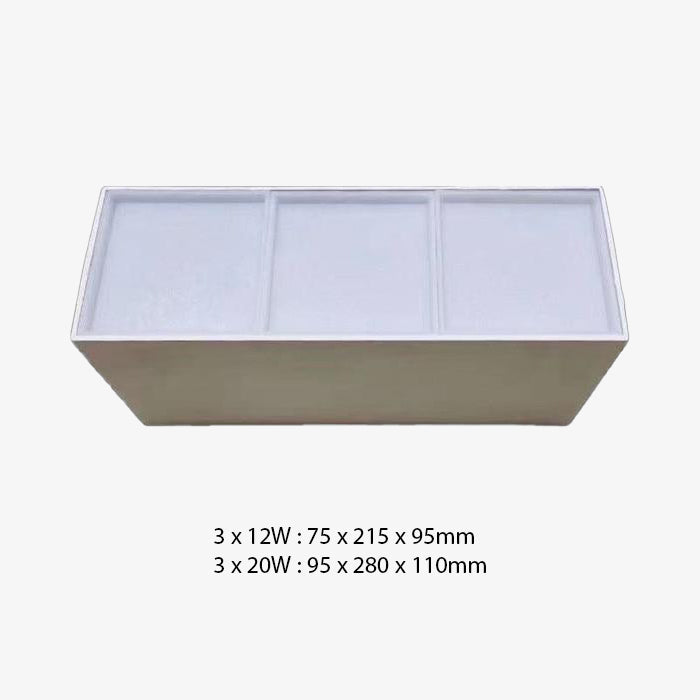 Spot design LED en forme de cube en aluminium Beal Estelle Florilège - Une Présence Décorative Affirmée