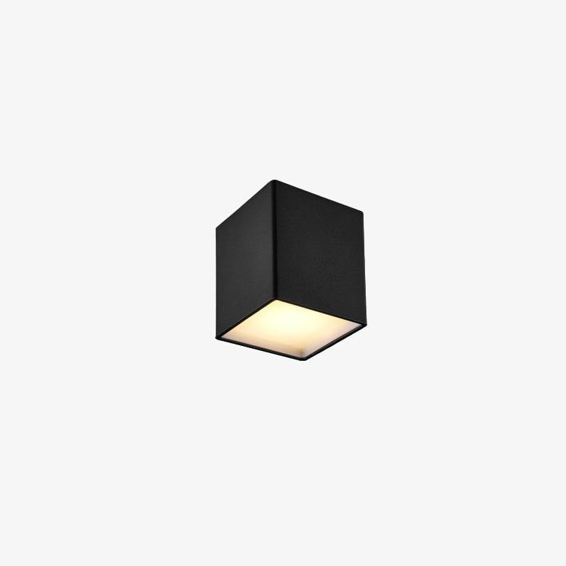 Spot design LED en forme de cube en aluminium Beal Estelle Florilège - Une Présence Décorative Affirmée