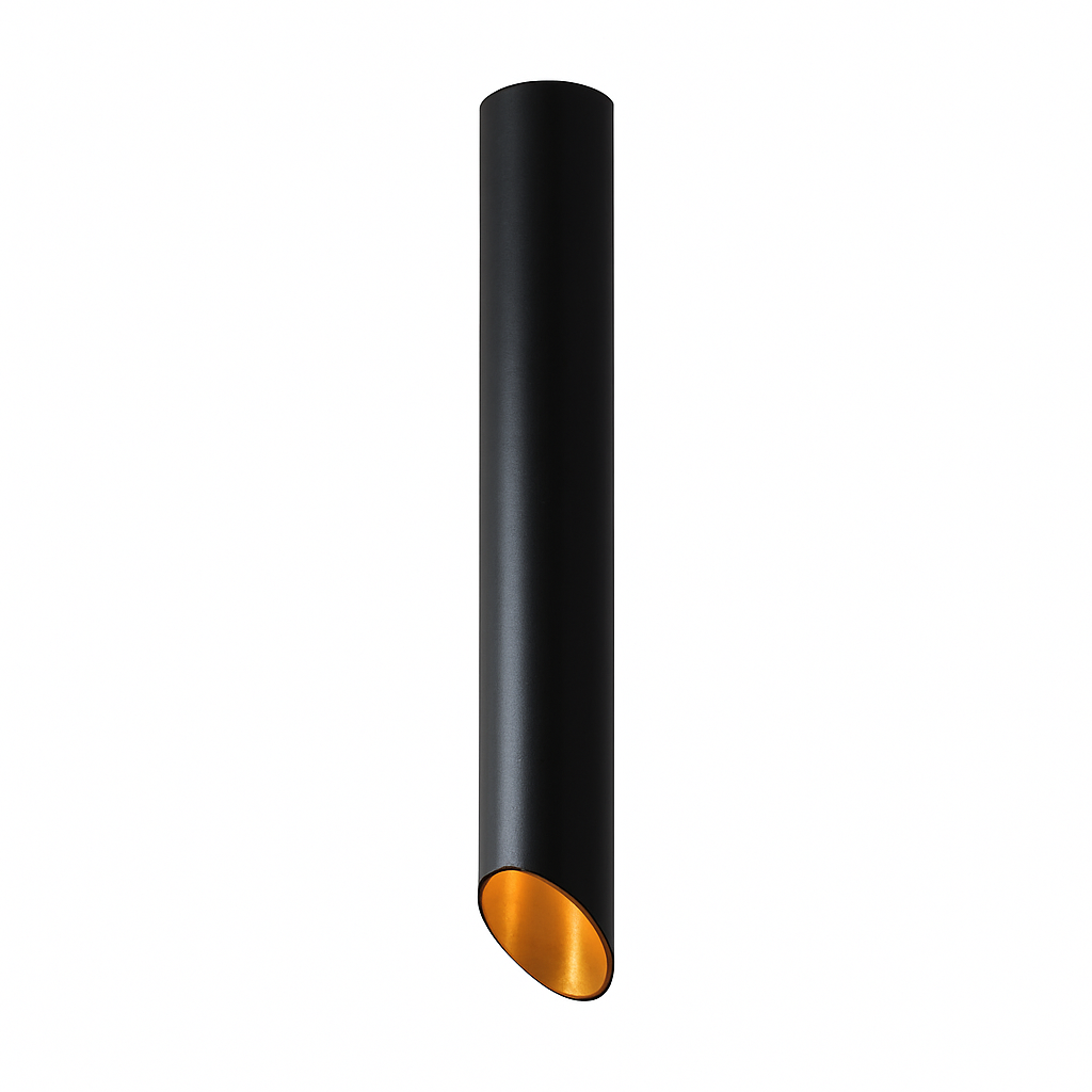 Spot design LED tube aluminium style géométrique Yuna Interlude - Une Silhouette Graphique Affirmée