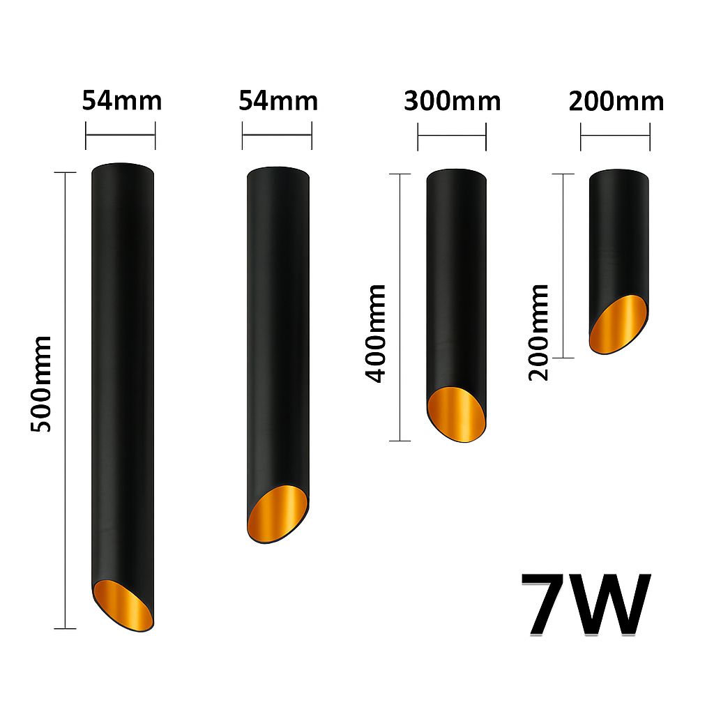 Spot design LED tube aluminium style géométrique Yuna Interlude - Une Silhouette Graphique Affirmée