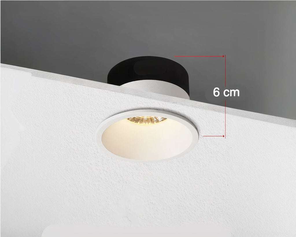 Spot encastrable salle de bain bord ultra mince