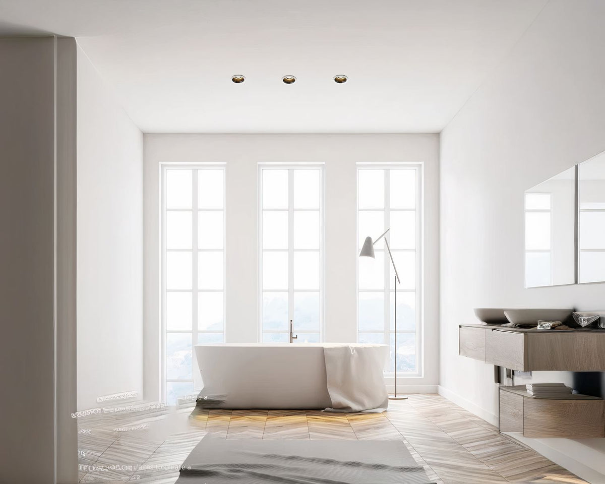 Spot encastrable salle de bain en aluminium