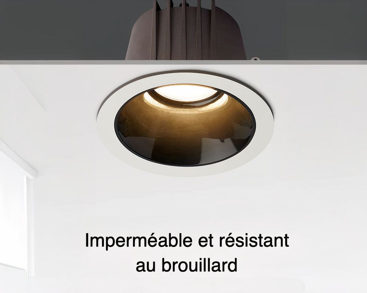 Spot encastrable salle de bain en aluminium