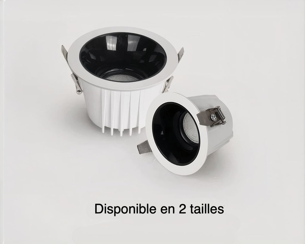 Spot encastrable salle de bain en aluminium