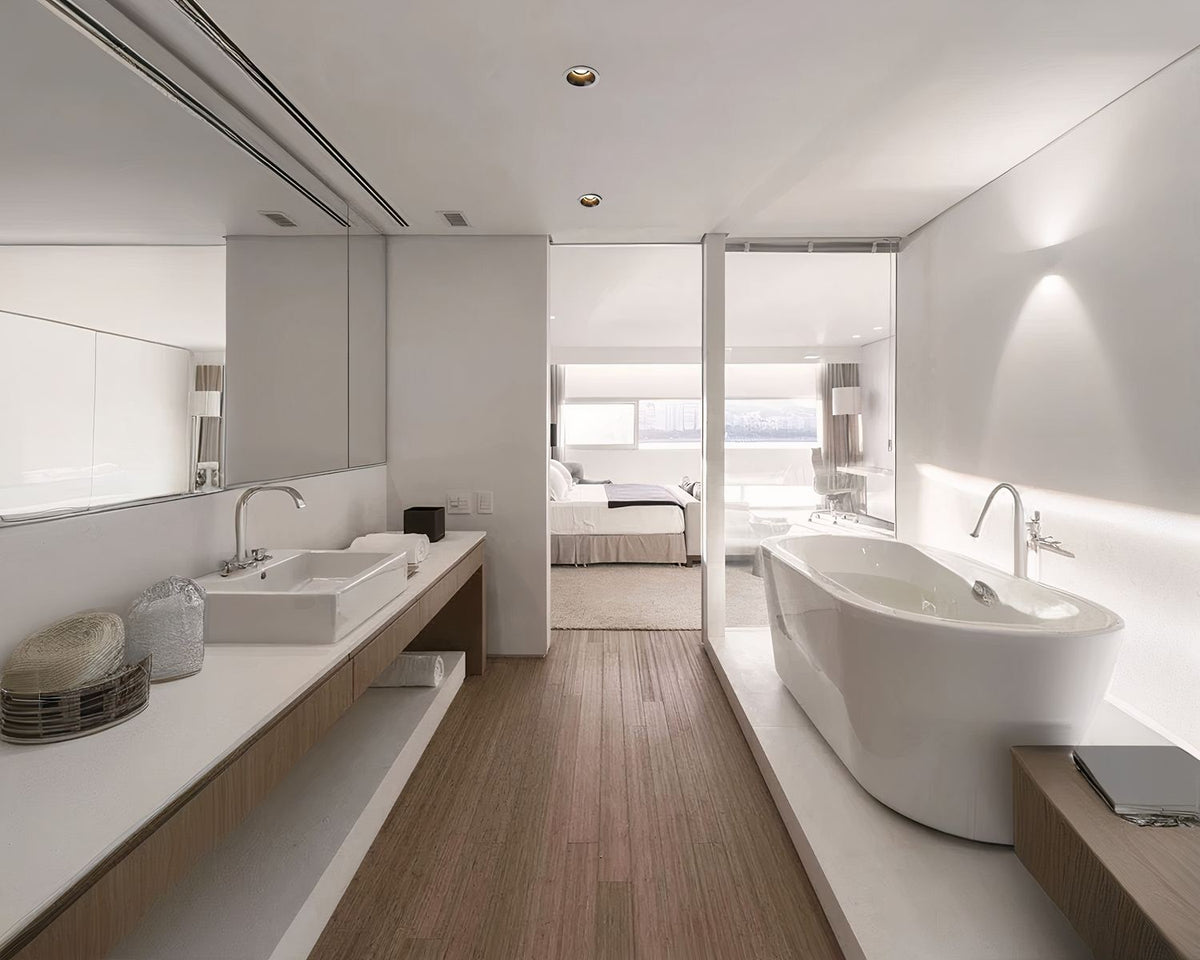Spot encastrable salle de bain en aluminium