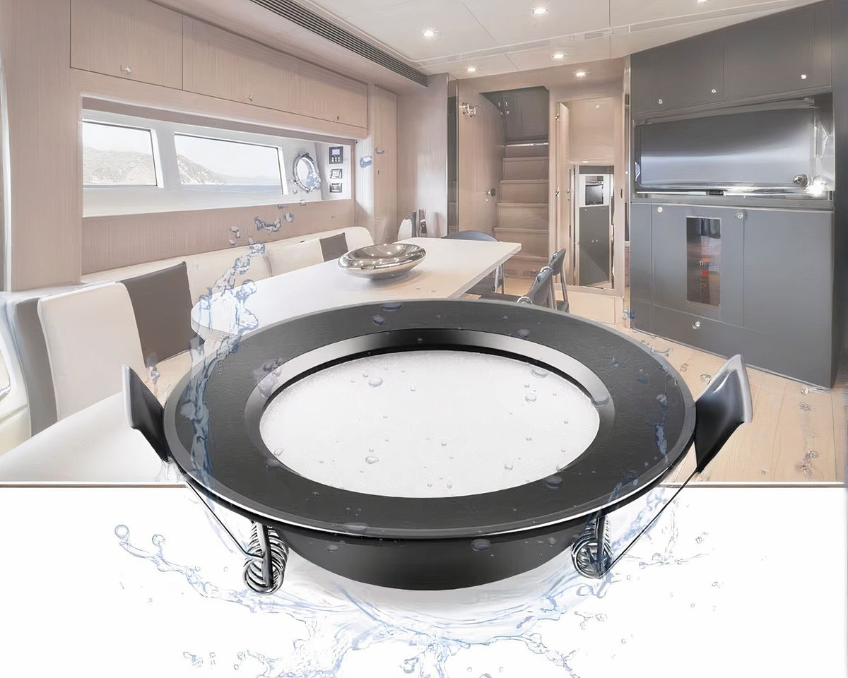 Spot encastrable salle de bain noir