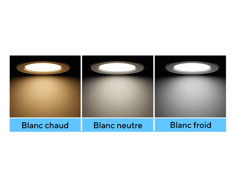 Spot encastrable salle de bain noir