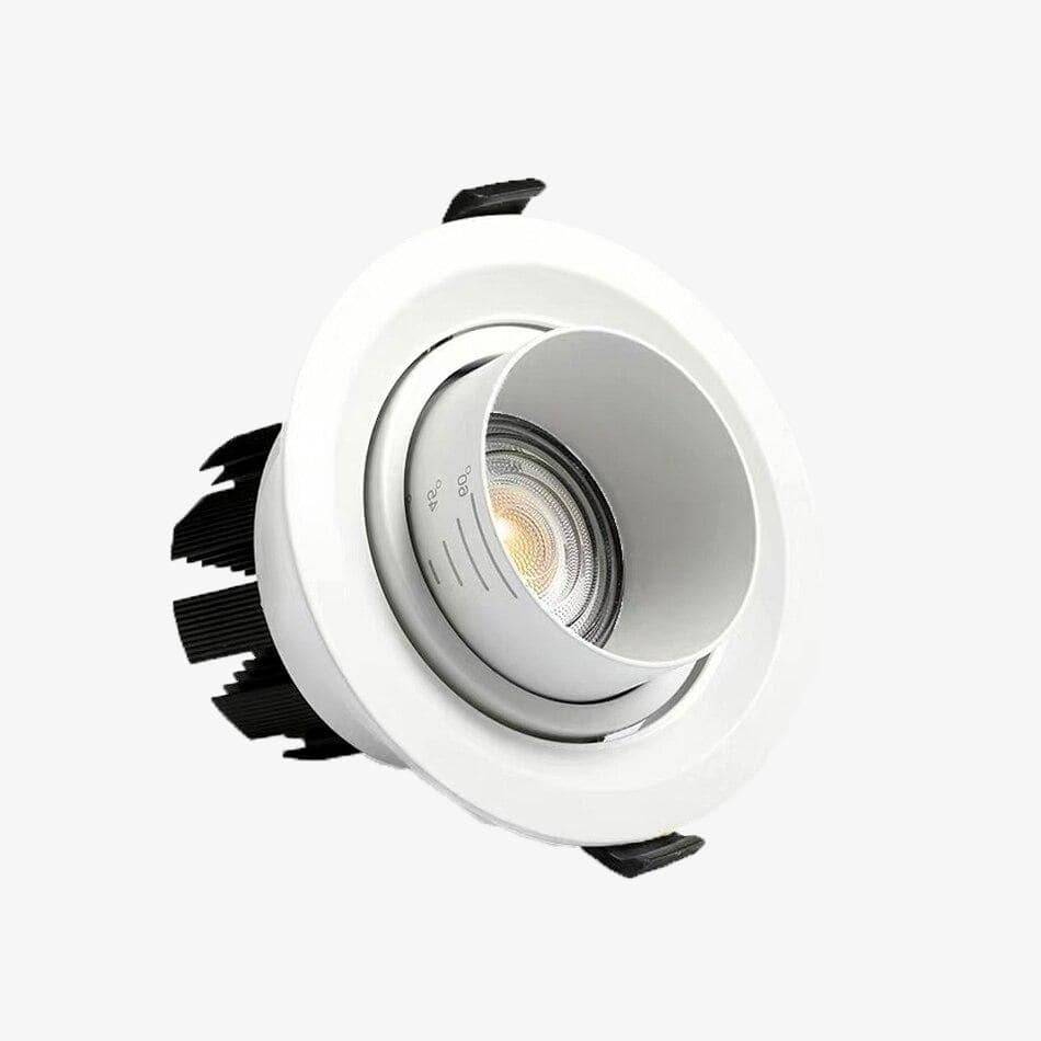 Spot encastré rond LED orientable style Loft Cyprien Éclaircie - Une Silhouette Tout en Rondeur