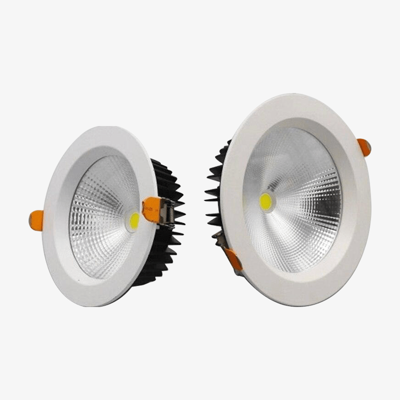 Spot encastré rond moderne en aluminium blanc Salomé Rêve - Formes Arrondies & Harmonie Visuelle