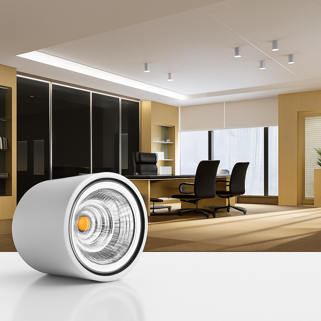 Plafonnier — Haute qualité rotatif LED Downlight COB monté en Surface plafonnier puce CREE 24W20W18W15W12W9W Spot réglable AC90-260V